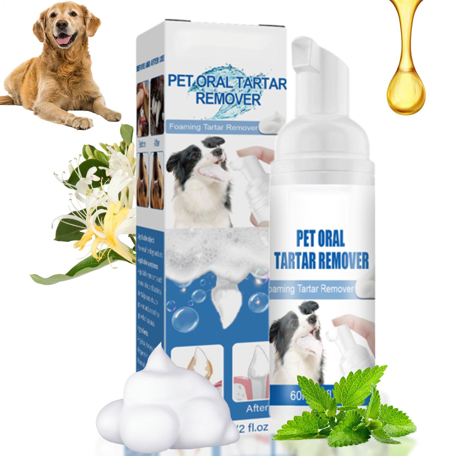 Teeth Whitening Foam Toothpaste - 60ml Pets OralCare Foam Gentle Teeth