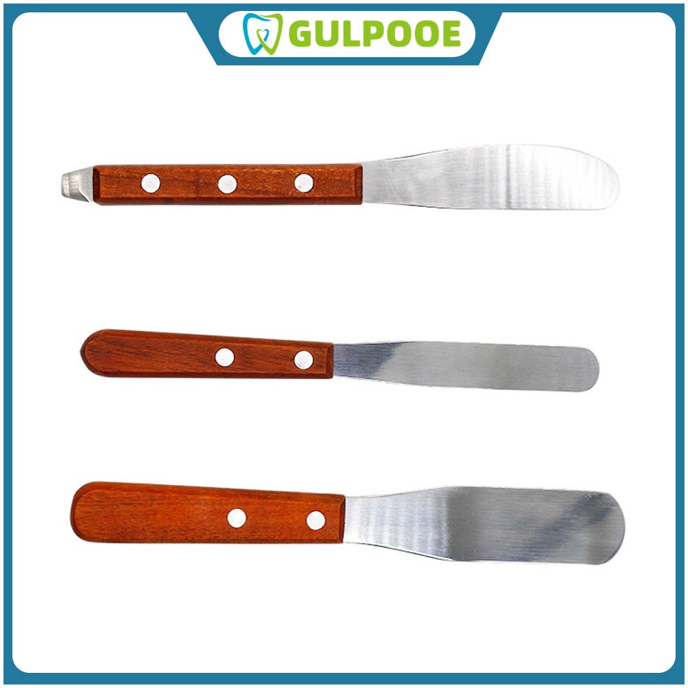 Teeth Whitening Shade Guide - GULPOOE 1Pcs Dental Plaster Spatula Alginate