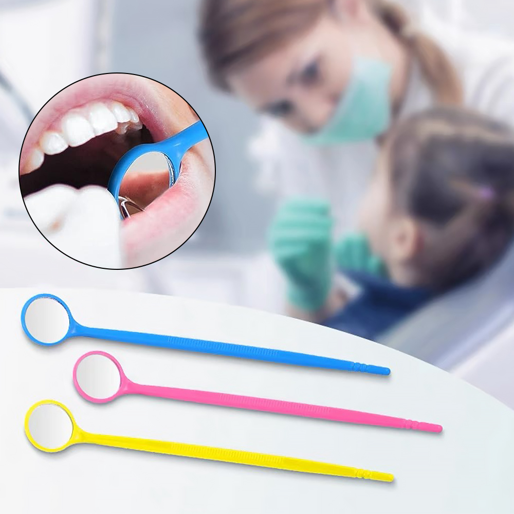 100pcs Dental Mouth Mirror Dis - Teeth Whitening Express 评论和价格