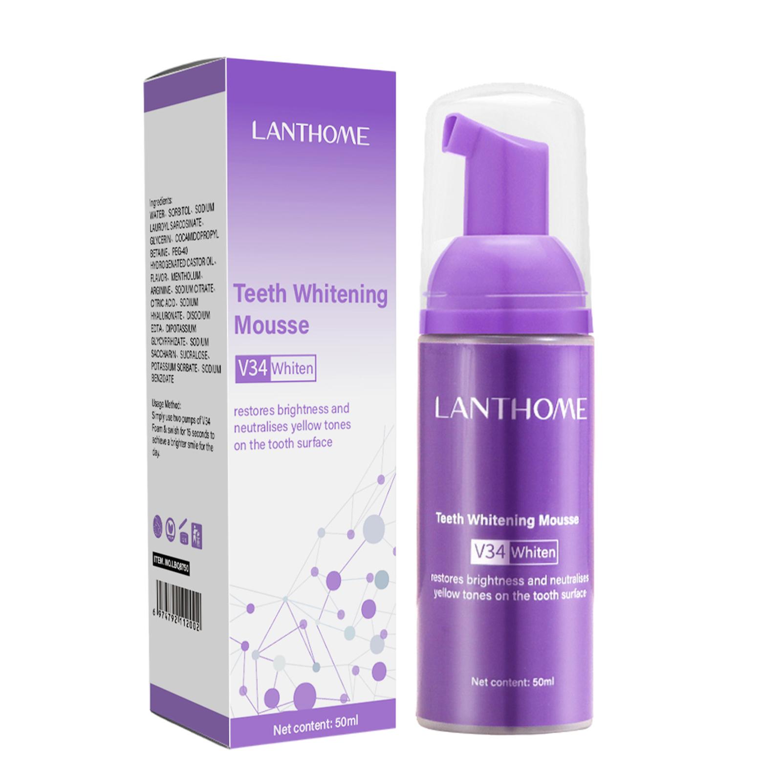 50MLTeeth Whitening Mousse Rem - Teeth Whitening Foam Toothpaste 评论和价格