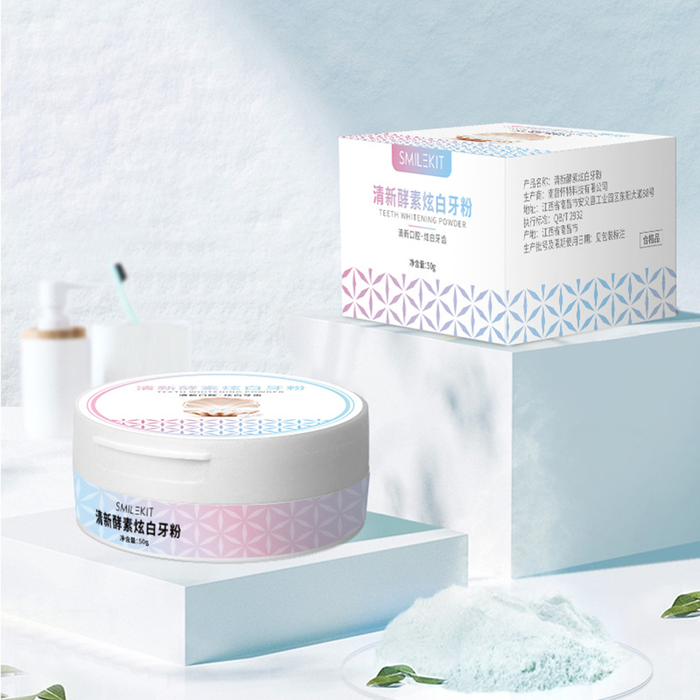 2 Types Teeth Whitening Powder - Teeth Whitening Enzymes 评论和价格