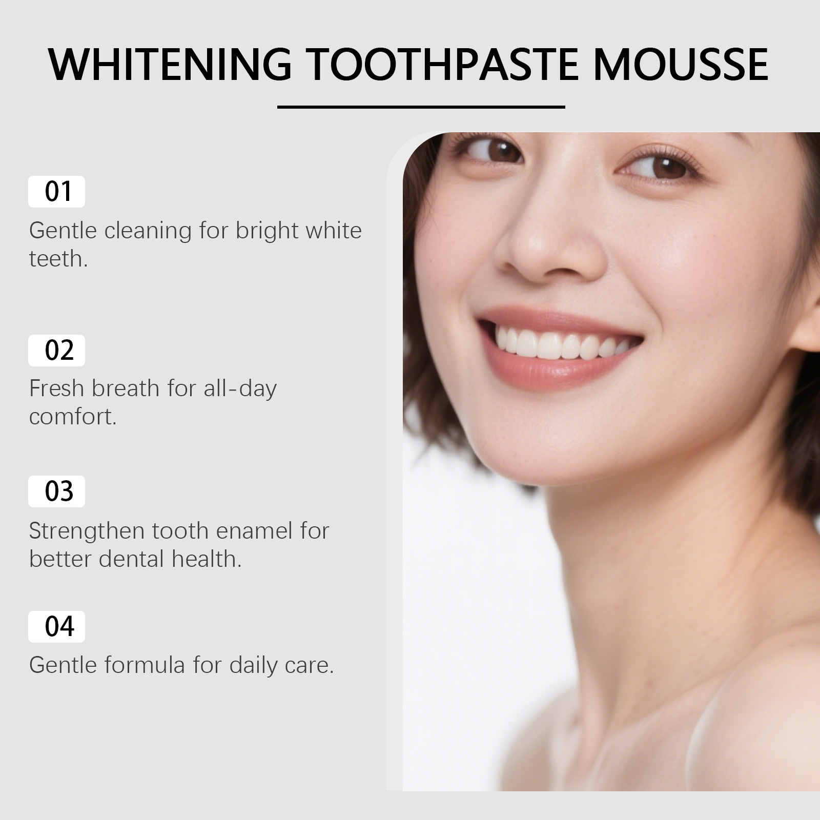 Hydroxyapatite Bright Whitenin - Teeth Whitening Foam Toothpaste 评论和价格