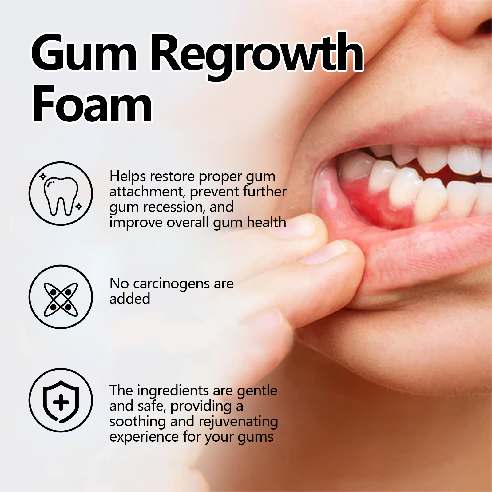 Gum Repair Foam Mousse Toothpa - Teeth Whitening Foam Toothpaste 评论和价格