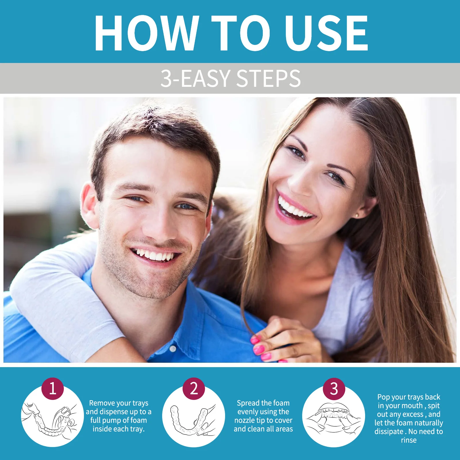 Aligner Denture Cleaner Foam D - Teeth Whitening Foam Toothpaste 评论和价格