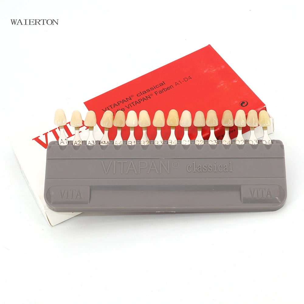 16 Colors Teeth Whitening Porc - Teeth Whitening Shade Guide 评论和价格