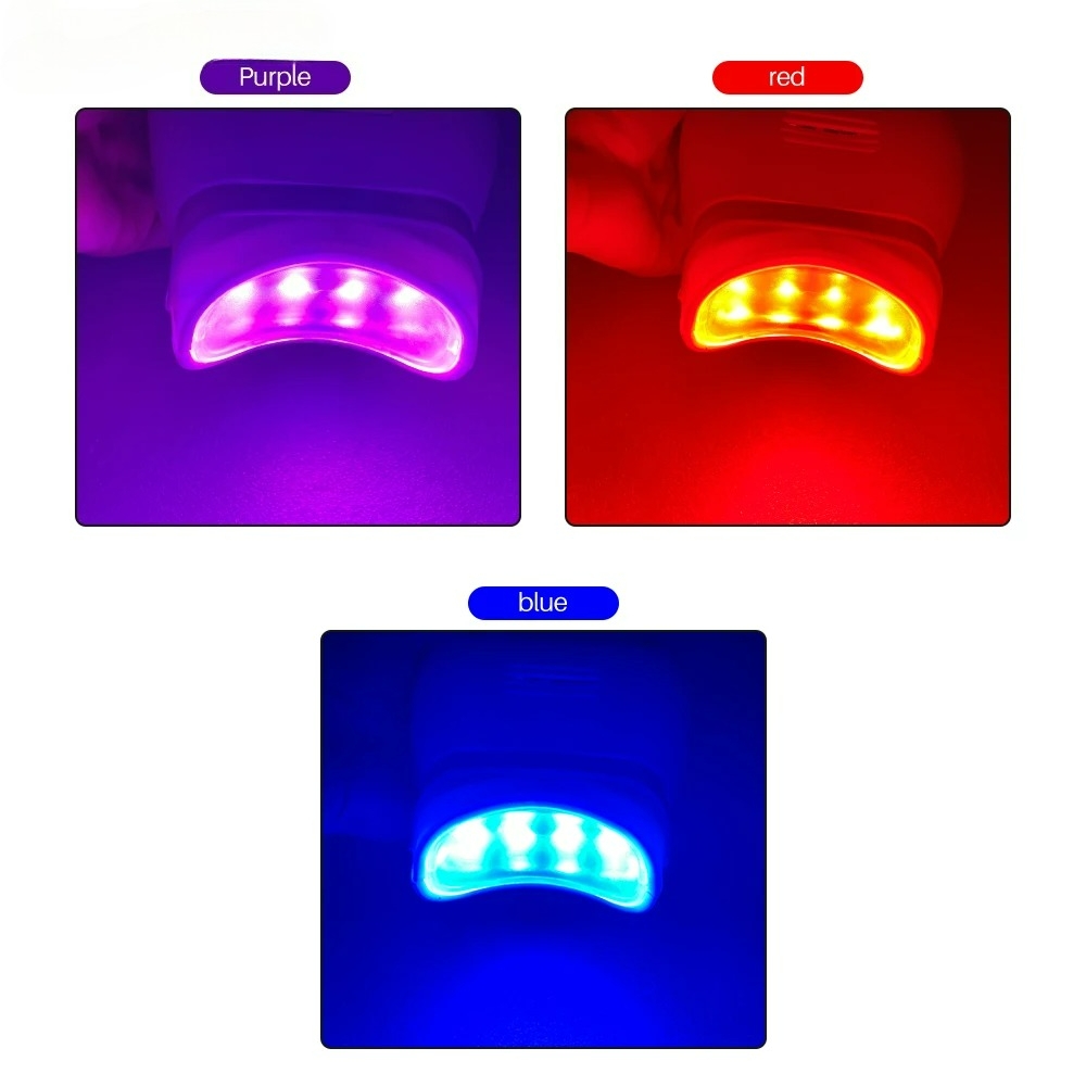 Adjustable 3 Colors LED Teeth  - Teeth Whitening Accelerator 评论和价格