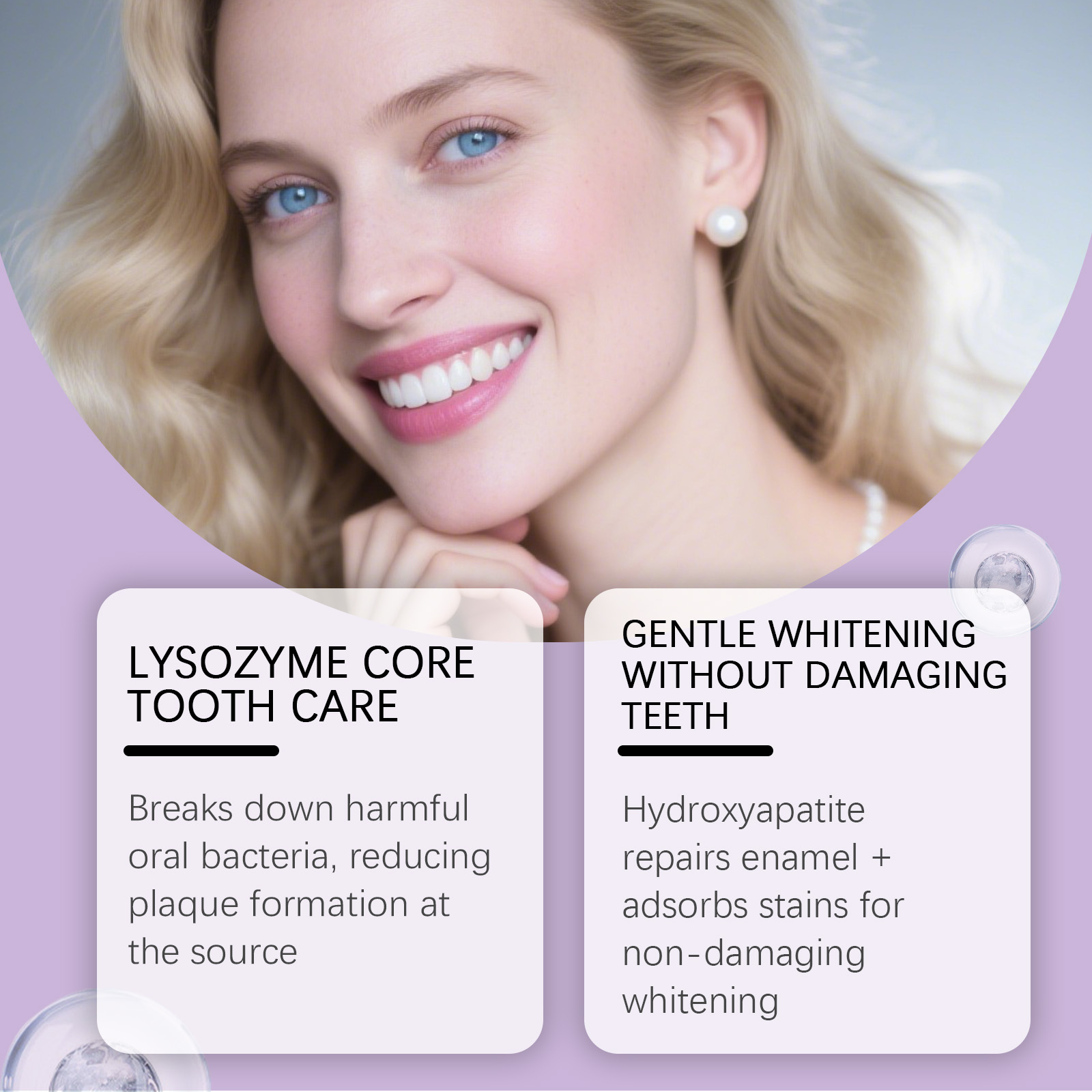 Hydroxyapatite White Teeth Mou - Teeth Whitening Foam Toothpaste 评论和价格