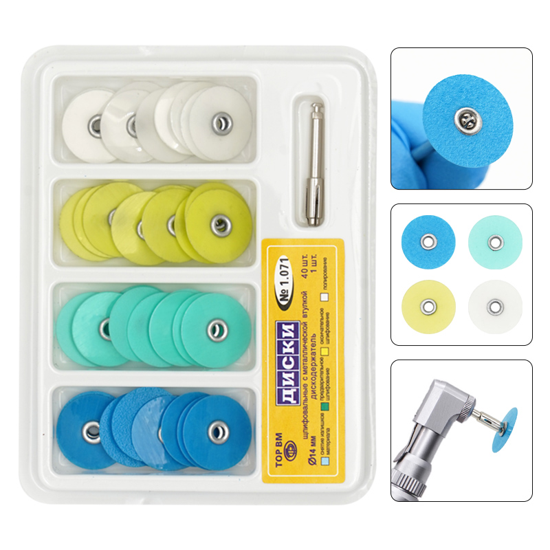 40Pcs/Box Dental Polishing Dis - Teeth Whitening Express 评论和价格