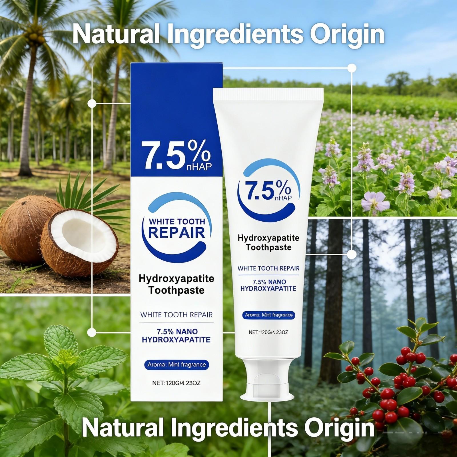 Nano Hydroxyapatite Toothpaste - Teeth Whitening Foam Toothpaste 评论和价格