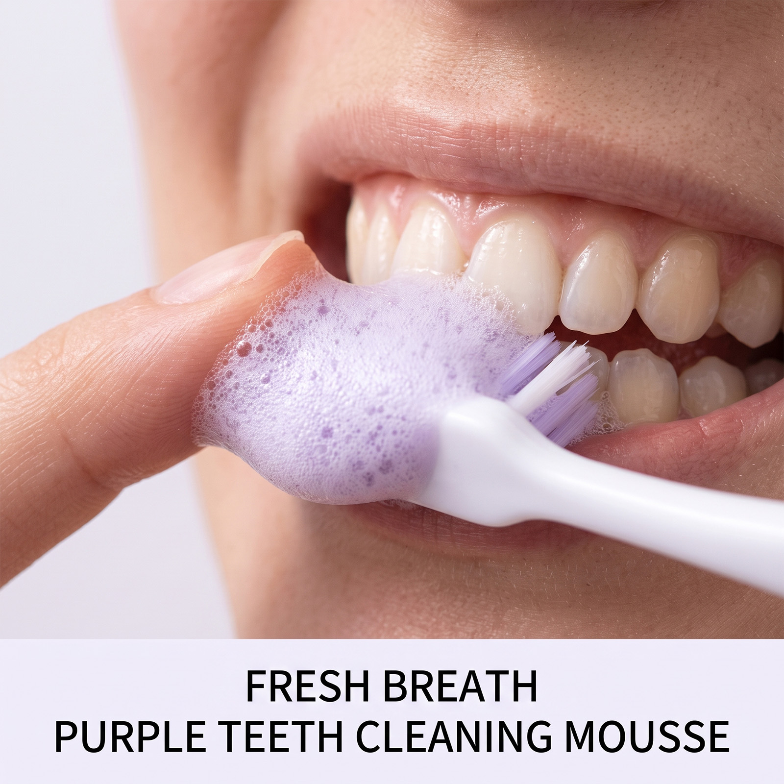 Purple Toothpaste Mousse Foam  - Teeth Whitening Foam Toothpaste 评论和价格